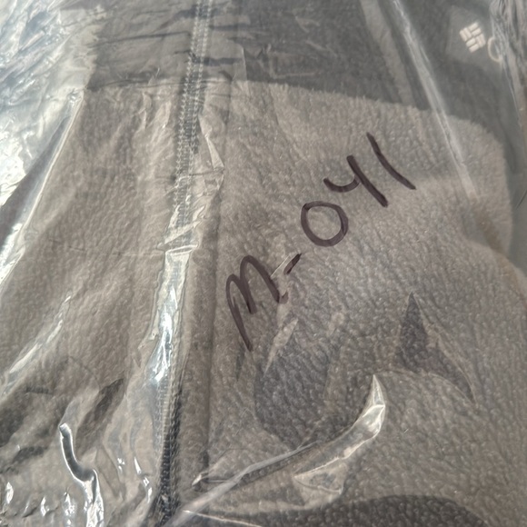 Columbia Fleece Full Zipper Long Sleeve Cozy Warm Jacket Black/Gray Men’s XL EUC - Picture 11 of 11